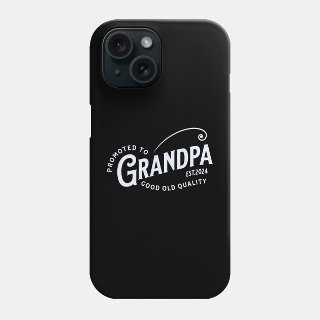 Promoted to Grandpa 2024 Phone Case by Norse Magic
