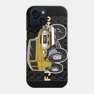 Harvest Gold FJ40 Stacked Phone Case