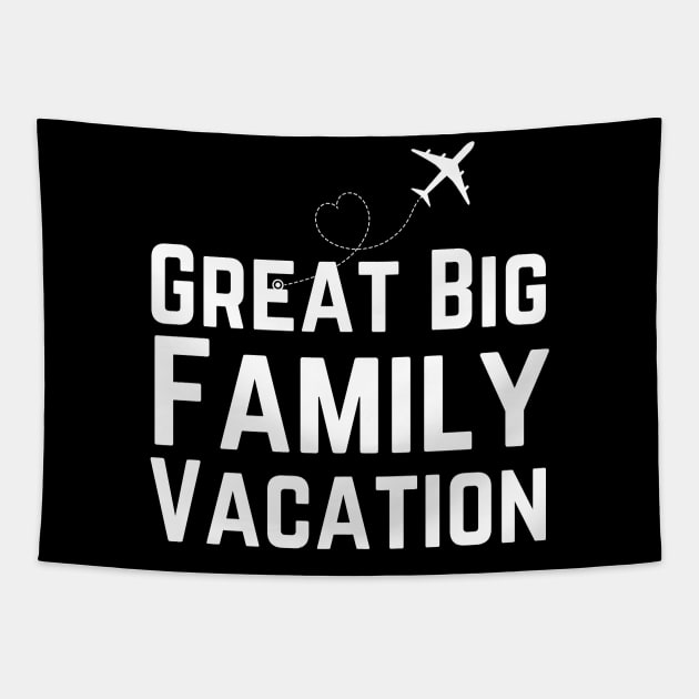 Blended Family Vacation Tapestry by HobbyAndArt