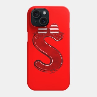 Letter S - Christmas Letter Phone Case