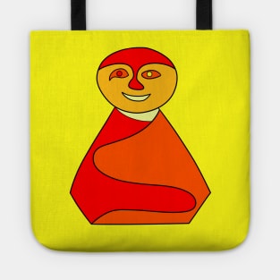 Red hot chili laughing Buddha Tote