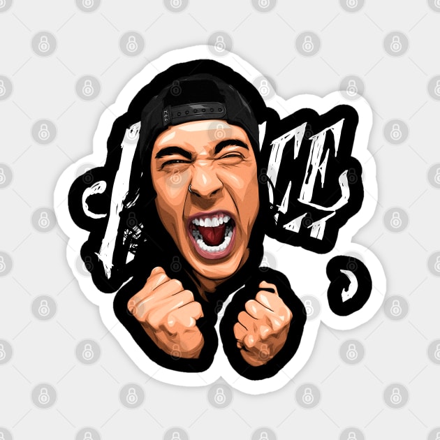 Vic Fuentes Screaming Magnet by Innboy