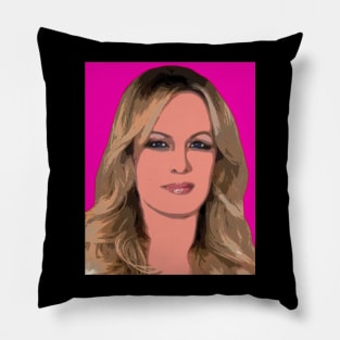 stormy daniels Pillow