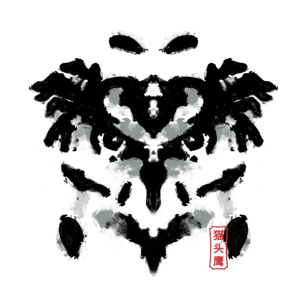 Owl Rorschach Test by Tobe Fonseca by Tobe_Fonseca