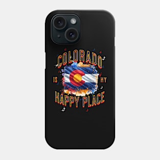 Colorado is my happy place Phone Case