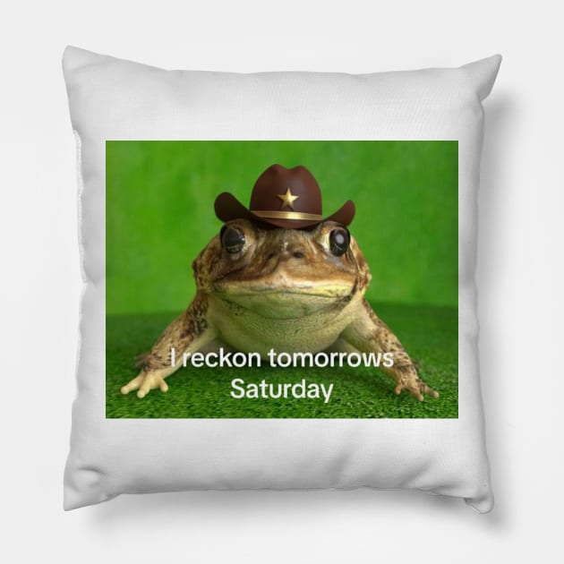 The prophecy frog 🐸 Pillow by filmrunner