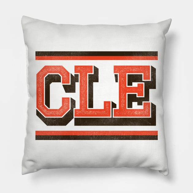 CLE (Browns) Pillow by kaitlinmeme