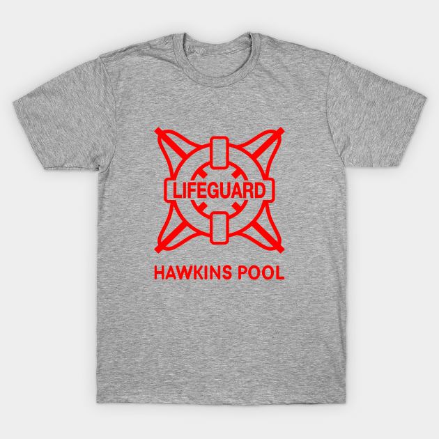 Hawkins Pool Lifeguard RED - Lifeguard - T-Shirt |