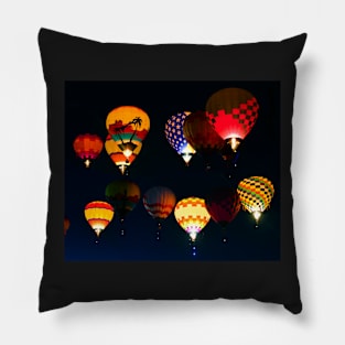 Dawn flight at the balloon fiesta Pillow