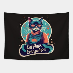 Cat hair everywhere Tapestry