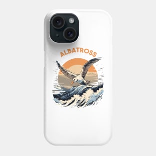 Albatross catch fish Phone Case