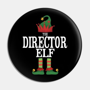 Director Elf Matching Family Group Christmas Party Pajamas Pin