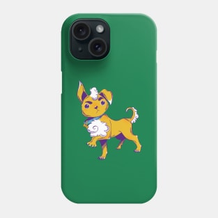 Fizz, The Disgruntled Fluffy Puppy Dog Phone Case