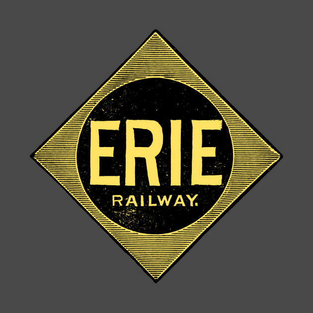 Rustic 1891 Erie Railway Logo by MatchbookGraphics