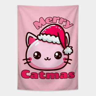 Catmas Cat mom Tapestry