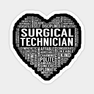 Surgical Technician Heart Magnet