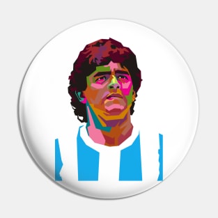 maradona-argentina soccer Pin