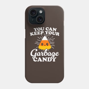 Cute Kawaii Candy Corn: Funny Halloween Garbage Candy Phone Case