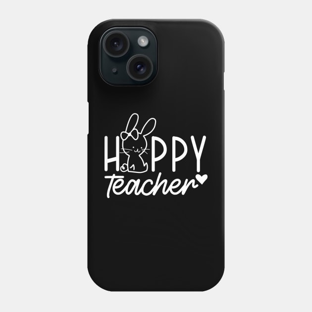 Hoppy Teacher | Teacher Easter | Easter Bunny | Happy Easter | Teacher Life Phone Case by Atelier Djeka