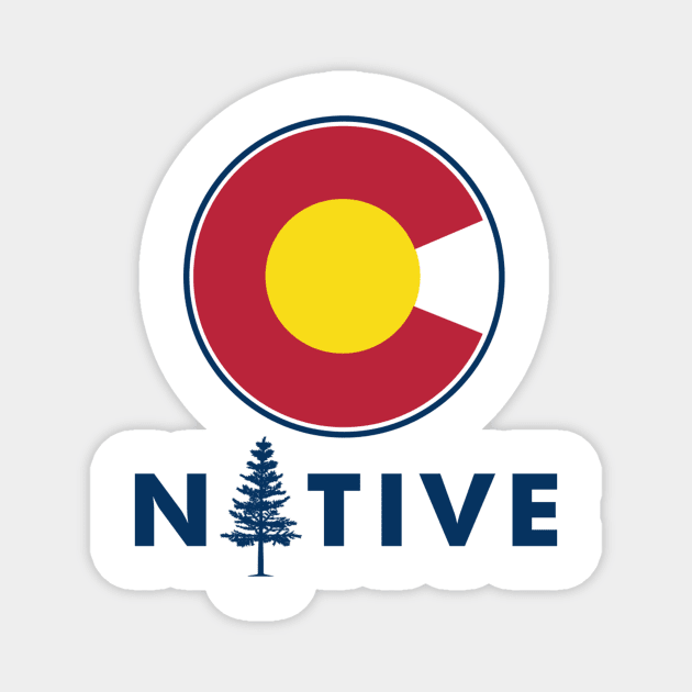 Colorado Native Magnet by MrHolmesy