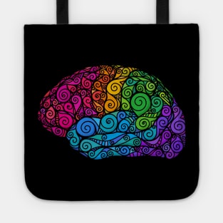 Rainbow brain Tote