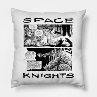 Space Knights - A Good Sign Pillow