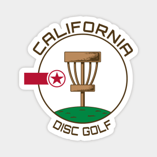 California Disc Golf - State Flag Magnet