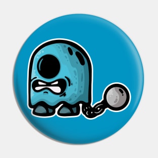 blue ghost prisoner Pin