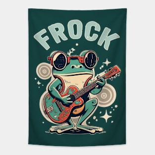 "FROCK" funny cartoon animal humor Tapestry