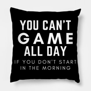 Game All Day cool gamer Pillow