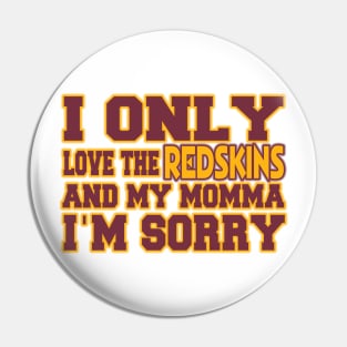 Gods Plan - Redskins Pin