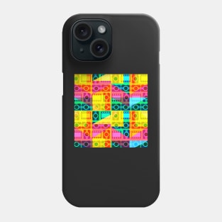 Bright camera pattern Phone Case