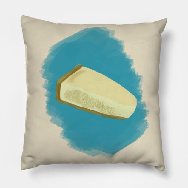 Cheesecake Pillow by tesiamarieart