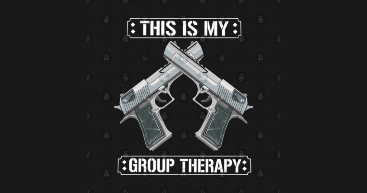 This Is My Group Therapy Funny Gun Range Gun Range Kids TShirt TeePublic