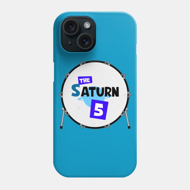 Saturn Five Drum (Blue) Phone Case by Vandalay Industries