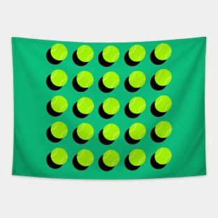 Tennis Ball Grid Tapestry