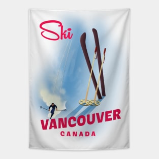 Vancouver Canada Ski Tapestry