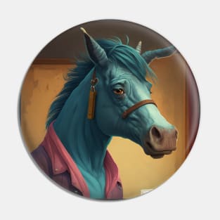 Bojack horseman 2d illustration Pin