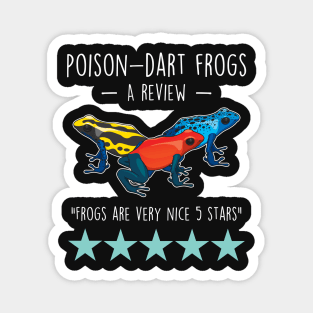 Poison Dart Frog Review Magnet