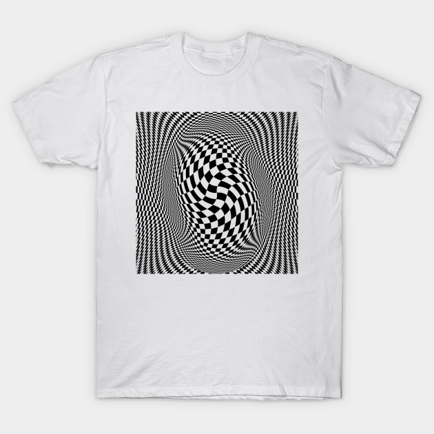 Optical Illusion - Visual Illusion - Optical Illusion - T-Shirt | TeePublic