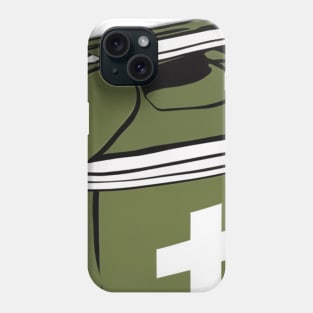 Durable Military-Style First Aid Kit Illustration No. 792 Phone Case