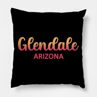 Arizona Glendale map arizona state usa arizona tourism Glendale tourism Pillow