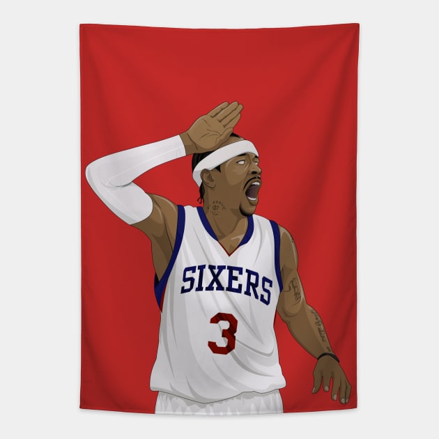 Allen Iverson Tapestry by Sgt_Ringo