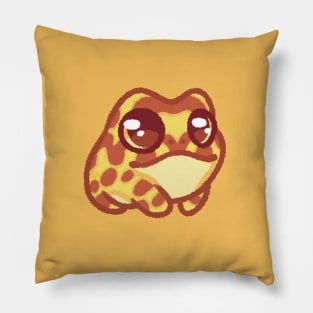 Yellow Froggy Pillow