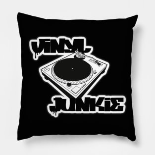 Vinyl Junkie. Pillow