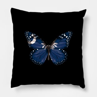 South Carolina Flag Butterfly - Gift for South Carolinian From South Carolina SC Pillow