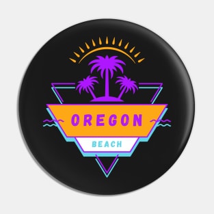 Oregon beach Vibes 80's 90's Pin