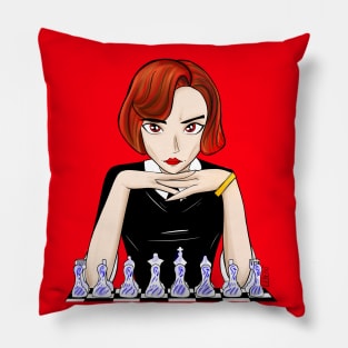 beth harmon the chess master in queen's gambit Pillow