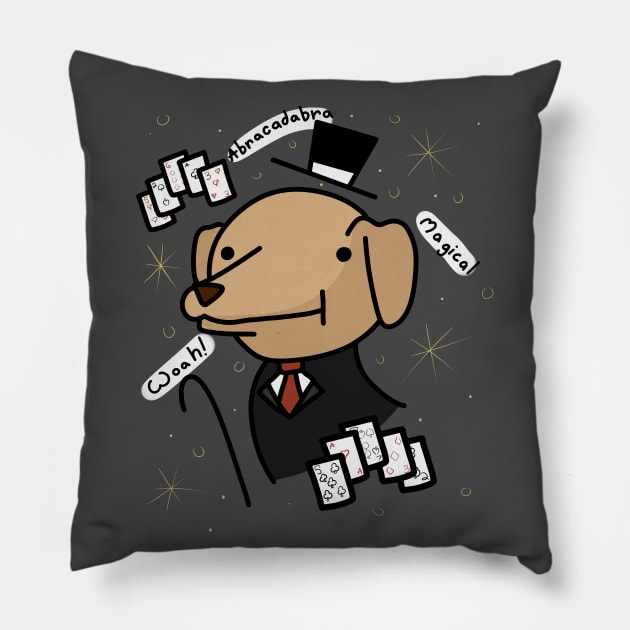 Magic Dog Pillow by Jamtastic
