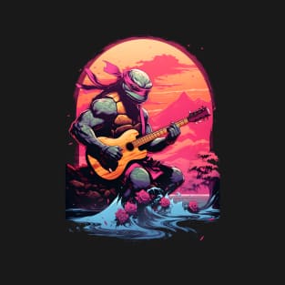 ninja turtle with a guitar T-Shirt